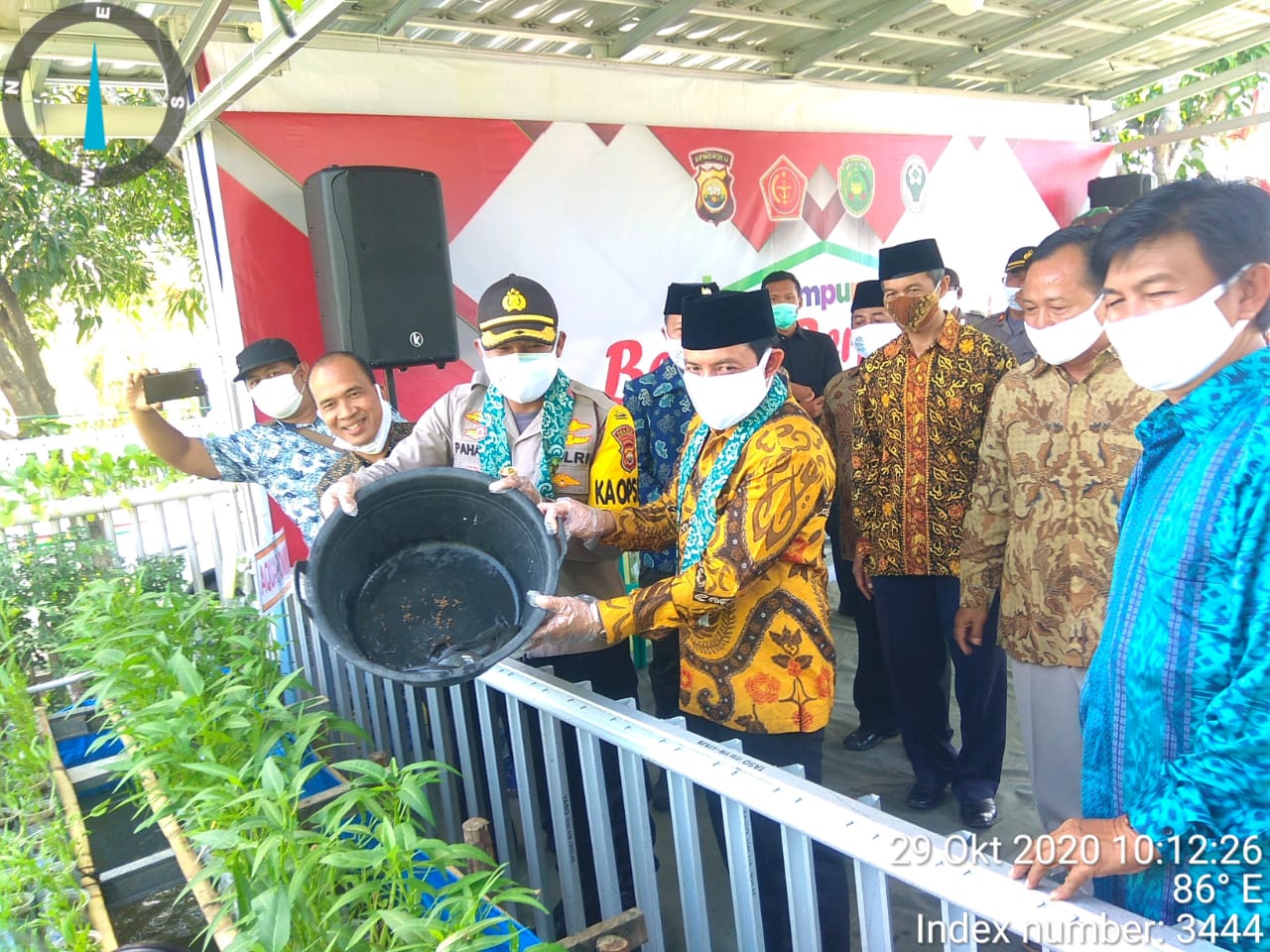 Polres Bengkulu Launching Kampung Berseri Berprestasi di Kelurahan Cempaka Permai