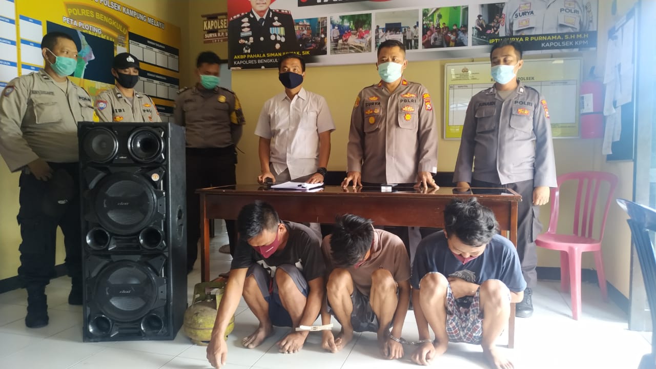 Bobol Warung, 3 Pemuda Ditangkap Polisi