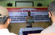 Kabid Humas Polda Bengkulu Pimpin Penandatanganan Zona Integritas Bidang Humas