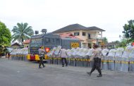 Tingkatkan Kemampuan Personil, Polres Bengkulu Selatan Gelar Latihan Dalmas Gabungan