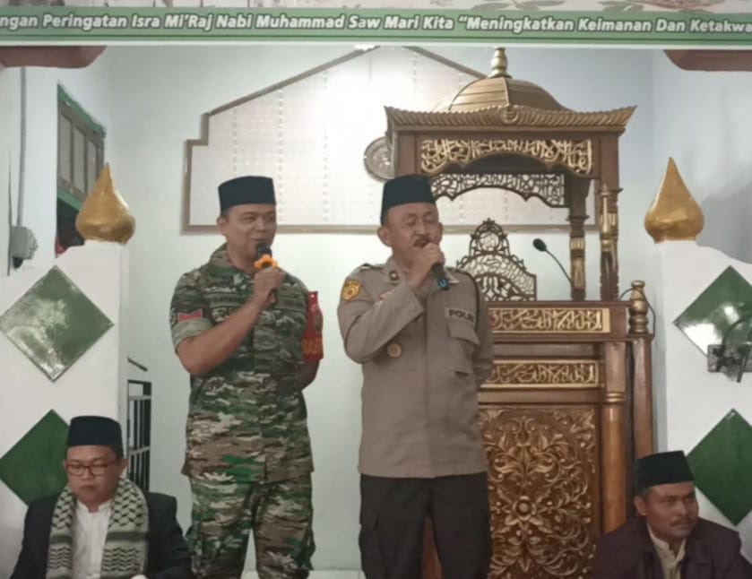 Sinergitas Dalam Dakwah, TNI/Polri di Kepahiang Ajak Masyarakat Tingkatkan Taqwa