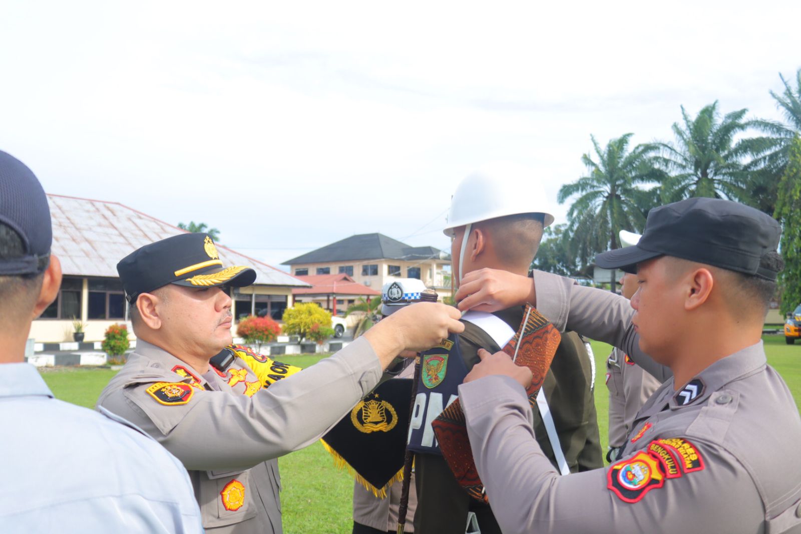 Kapolres BS Polda Bengkulu Pimpin Gelar Pasukan Ops Keselamatan Nala 2023