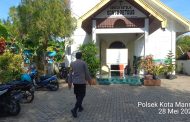 Wujudkan Keamanan Dan Kenyamanan Dalam Beribadah Bhabinkamtibmas Polsek Kota Manna, Sambangi Gereja Saat Ibadah Minggu