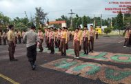 Sat Binmas Polres Kaur Gelar Latihan Rutin Saka Bhayangkara