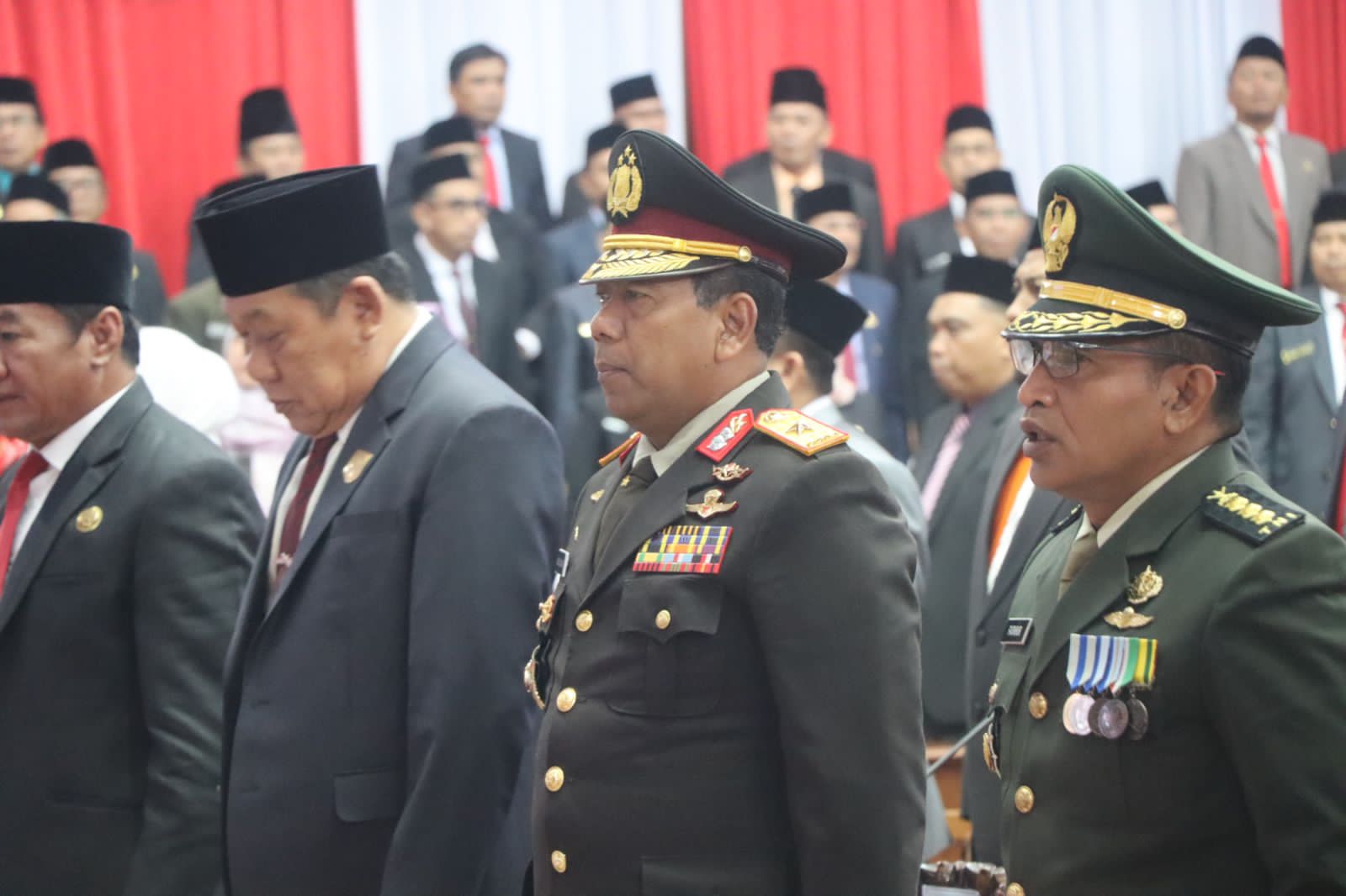 Bertempat Gedung DPRD, Wakapolda Bengkulu Hadiri Pidato Kenegaraan Presiden Dalam Rangka ke 78 HUT Kemerdekaan RI