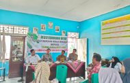 Bhabinkamtibmas Hadiri Musyawarah Penetapan Rencana Kerja Desa Kalbang