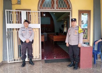 Hadir Ditengah Masyarakat, Polsek Selupu Rejang Polres RL Gelar PAM Gereja