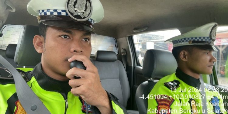 Berikan Himbauan Larangan Knalpot Tidak Sesuai Spesifikasi, Sat Lantas Polres BS Lakukan Penerangan Keliling