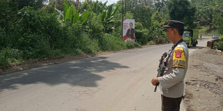 Berikan Kenyamanan Kepada Masyarakat, Polsek PUT Gelar Patroli Jalan Lintas Curup – Linggau