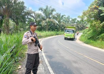 Tekan Kriminalitas, Polsek PUT Turunkan Personil di Jalan Lintas