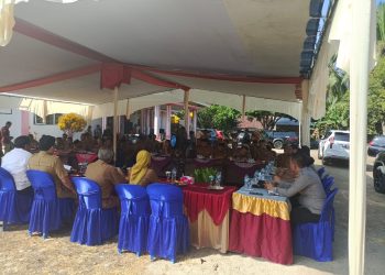 Jalin Sinergitas, Kaposlek Air Besi Hadiri Undangan Rakorcam