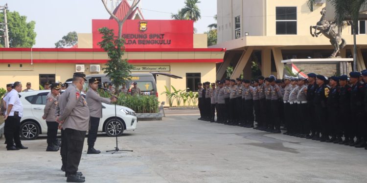 Pimpin Apel OMP, Wakapolda Bengkulu Minta Personil Pahami Tugas