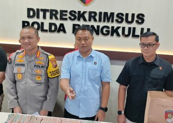 Polda Bengkulu Tetapkan 10 orang Tersangka Terkait Pengungkapan Korupsi Peningkatan dan Pembangunan Gedung Puskeswan Dan Gedung BPP Dinas Pertanian Benteng