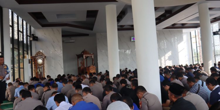 Polda Bengkulu Gelar Kegiatan Binrohtal Rutin Setiap Kamis