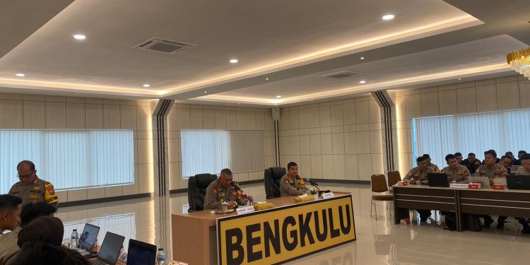 Pemantapan Kesiapan Pemilukada, Polda Bengkulu Ikut Pelatihan Olah Strategi