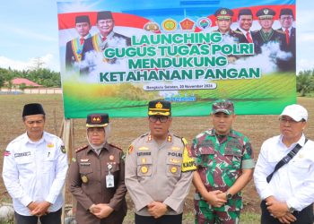 Dukung Ketahanan Pangan, Polres Bengkulu Selatan Launching Gugus Tugas Polri Bersama FKPD