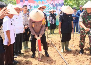 Polres Kaur Dukung Ketahanan Pangan Nasional dengan Tanam Jagung di Lahan 1 Hektar