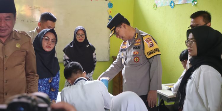 Irwasda Polda Bengkulu Hadiri Pemantauan Makanan Bergizi Gratis