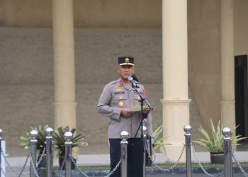 Kapolda Bengkulu Tekankan Disiplin dan Persiapan Kegiatan Kemerdekaan dalam Apel Pagi