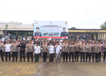 Peringati Hari Santri, Polda Bengkulu dan Para Santri Gelar Long March serta Ziarah Makam Pahlawan Sentot Alibasyah