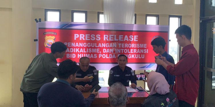 Press Release Bidhumas Polda Bengkulu: Media Jadi Mitra Strategis dalam Pencegahan Terorisme