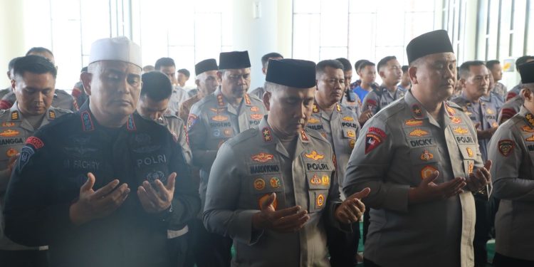 Polda Bengkulu Gelar Sholat Ghoib dan Istighosah untuk Korban Bencana di Sumatera Utara , Sumatera Barat dan Aceh