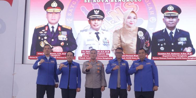 Pengukuhan SANS Kota Bengkulu: Kapolda Dorong Kolaborasi Cegah Penyalahgunaan Narkoba di Kalangan Pelajar