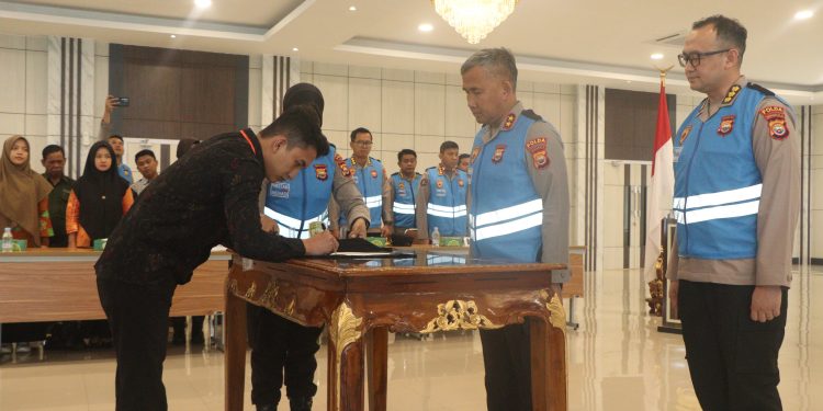 Kapolda Bengkulu Pimpin Pakta Integritas dan Pengambilan Sumpah Seleksi SIPSS 2026