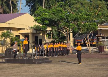 Kabid Propam Polda Bengkulu Pimpin Apel Olahraga, Tekankan Disiplin dan Keteladanan Personel