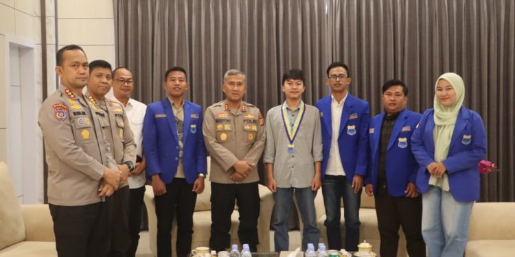 Kapolda Bengkulu Terima Silaturahmi Panitia Pelantikan PMII Kota Bengkulu, Perkuat Sinergi Generasi Muda