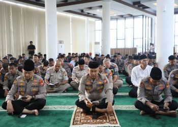 Polda Bengkulu Binrohtal Rutin, Pentingnya Qalbu Bersih Jadi Pesan Utama