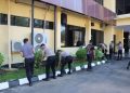 Jaga Kebersihan dan Kerapian, Personel Polresta Bengkulu Laksanakan Kurve Lingkungan