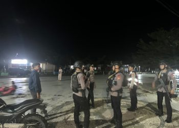 Sat Samapta Polres Seluma Gelar Patroli Harkamtibmas Presisi, Sasar 5 Titik Rawan di Kota Tais