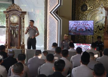 Kapolda Bengkulu Bersama Jajaran Ikuti Binrohtal, Wujudkan Polri Presisi yang Humanis dan Berintegritas