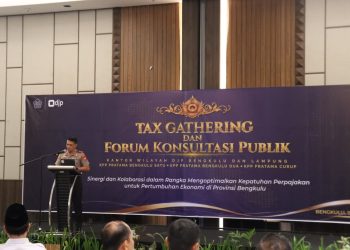 Kapolda Bengkulu Hadiri Tax Gathering 2026, Dorong Kolaborasi Lintas Sektor Optimalkan Kepatuhan Perpajakan