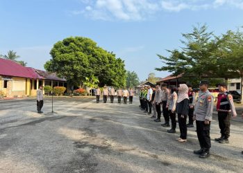 Polres Bengkulu Selatan Gelar Apel Pagi UKL Regu I, Tekankan Disiplin dan Pelayanan Humanis