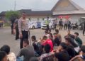 Meresahkan Masyarakat, Polresta Bengkulu Tertibkan 40 Kendaraan Knalpot Brong dan Balap Liar