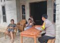 KAPOLSEK MANNA CEK LANGSUNG RUMAH WARGA PENERIMA BANTUAN BEDAH RUMAH SRIDURI, SEKALIGUS BAGIKAN SEMBAKO JUMAT BERKAH