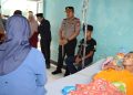 Wujud Kepedulian, Kapolres Bengkulu Utara Kunjungi Penderita Lambung Bocor di RSUD Arga Makmur