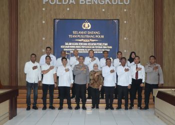 Puslitbang Polri Kaji Efektivitas Norma Penyelidikan dan Penyidikan di Polda Bengkulu