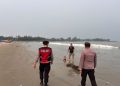 Polresta Bengkulu Hadir Jaga Keamanan dan Keselamatan Pengunjung Pantai Zakat