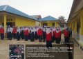 Wakili Kapolsek Sukaraja, Bhabinkamtibmas Jadi Irup Upacara di SMPN 48 Seluma