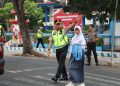 Peduli Keselamatan Pelajar, Wakapolda Bengkulu Turun Langsung Atur Lalu Lintas