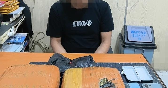 Ditresnarkoba Polda Bengkulu Amankan Terduga Bandar, Sita 2 Kg Ganja dan Paket Sabu