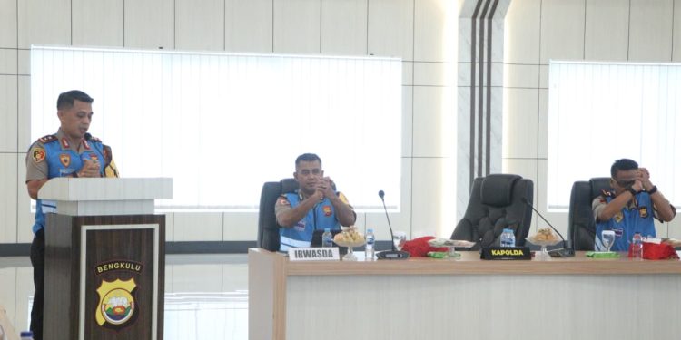 Polda Bengkulu Ikuti Pengambilan Sumpah dan Pakta Integritas Seleksi Pendidikan Polri T.A. 2027