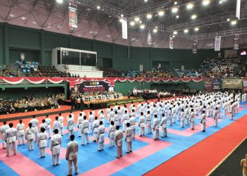 Kejurnas Karate piala Kapolri Hari Pertama, Kontingen INKANAS Pengda Bengkulu Targetkan 2 Emas