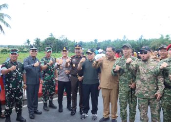 Kapolda Bengkulu Hadiri Kegiatan Penerjunan Taktis dan Free Fall Latihan Kopassus di Jembatan Layang Danau Dendam
