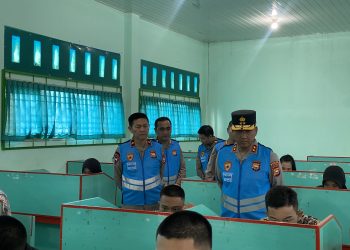 Kapolda Bengkulu Pantau Langsung Kegiatan Tes Psikologi Taruna Akpol TA 2025