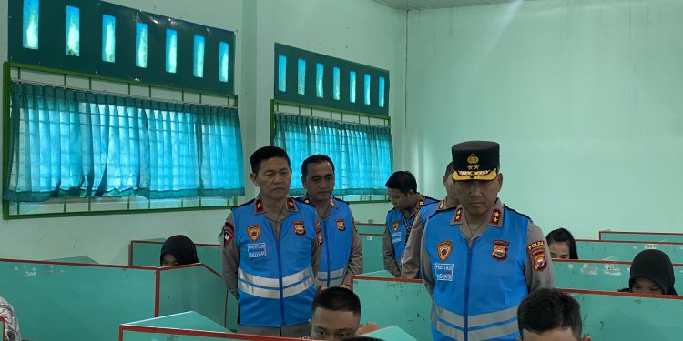 Kapolda Bengkulu Pantau Langsung Kegiatan Tes Psikologi Taruna Akpol TA 2025