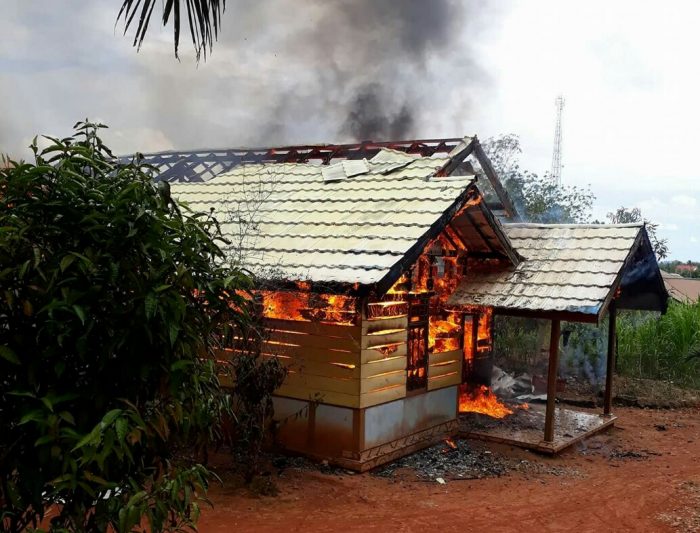 Kebakaran, Rumah Petani Ludes